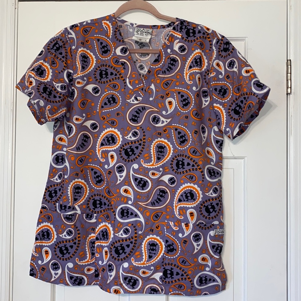Uniform Advantage Halloween scrub top